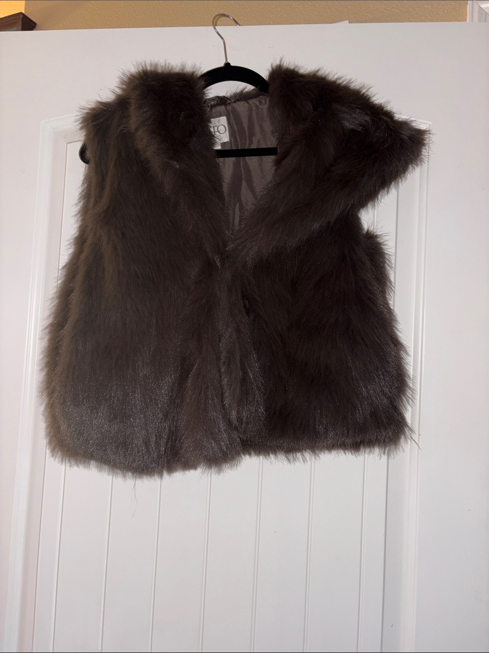 Cato Brown Faux Fur Vest